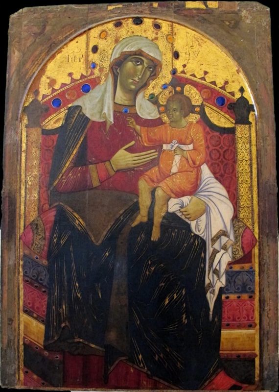 Madonna col Bambino in trono